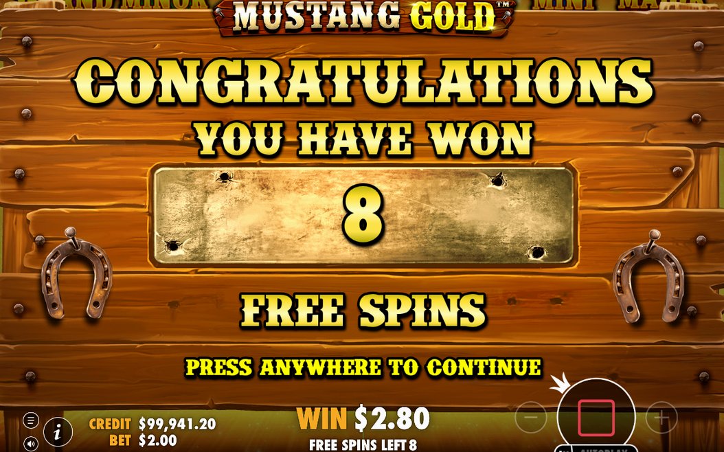 Free Spins round with Money Symbols on special reels
